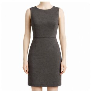LOFT Heather Gray Sleeveless Dress